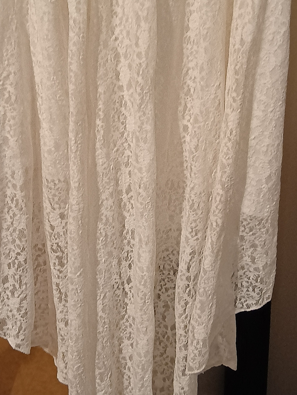No Boundaries White Lace Maxi Dress XL 15-17 Cottagecore Boho